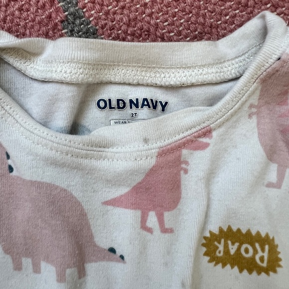 Girls Dino PJ’s - Picture 2 of 3